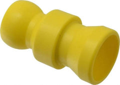 Value Collection - 2 Piece, 1/2" ID Coolant Hose Connection Valve - Male to Female Connection, POM Body, Unthreaded, Use with Snap Together Hose Systems - Apex Tool & Supply