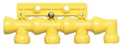 Value Collection - 1/2" Hose Inside Diam, Coolant Hose Manifold - For Use with Snap Together Hose System, 8 Pieces - Apex Tool & Supply