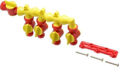 Value Collection - 1/2" Hose Inside Diam, Coolant Hose Manifold - For Use with Snap Together Hose System, 6 Pieces - Apex Tool & Supply