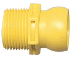 Value Collection - 4 Piece, 3/4" Hose ID, Male to Male Coolant Hose Connector - 3/4" BSPT, For Snap Flow Modular Hose Systems - Apex Tool & Supply