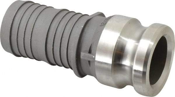 EVER-TITE Coupling Products - 2" Stainless Steel Cam & Groove Suction & Discharge Hose Male Adapter Hose Shank - Part E, 250 Max psi - Apex Tool & Supply