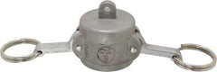 EVER-TITE Coupling Products - 1" Stainless Steel Cam & Groove Suction & Discharge Hose Dust Cap For Use with Adapters - Part DC, 250 Max psi - Apex Tool & Supply