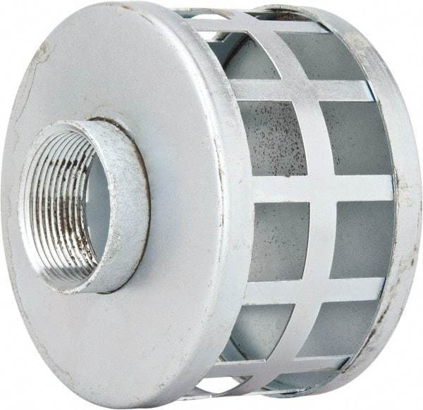Kuriyama of America - 1-1/2" Hose, Square Hole Strainer - Plated Steel - Apex Tool & Supply