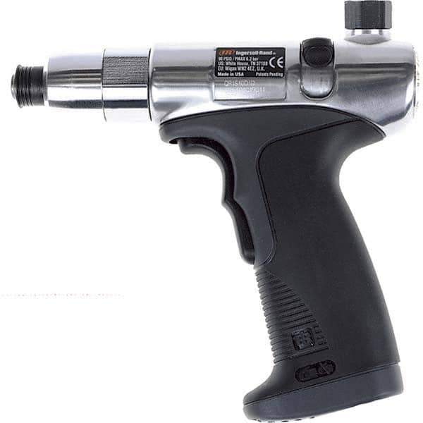 Ingersoll-Rand - 1/4" Bit Holder, 1,000 RPM, Pistol Grip Handle Air Screwdriver - 46 In/Lb Torque, 16 CFM - Apex Tool & Supply