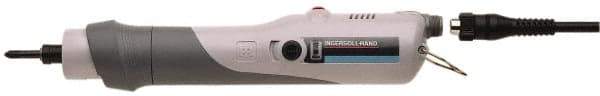 Ingersoll-Rand - Pistol Grip Handle, 700 RPM, 18 to 40 In/Lb Torque, Electric Screwdriver - 1/4" Bit Holder, 115 Volts, 0.45 Amps - Apex Tool & Supply