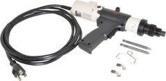 Ingersoll-Rand - Pistol Grip Handle, 400 RPM, 15 to 40 In/Lb Torque, Electric Screwdriver - 1/4" Bit Holder, 115 Volts, 0.45 Amps - Apex Tool & Supply