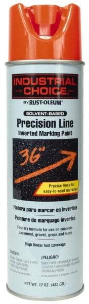 Rust-Oleum - 17 fl oz Red Marking Paint - 600' to 700' Coverage at 1" Wide, Solvent-Based Formula - Apex Tool & Supply