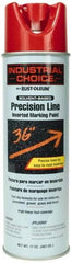 Rust-Oleum - 17 fl oz Red Marking Paint - 600' to 700' Coverage at 1" Wide, Solvent-Based Formula - Apex Tool & Supply