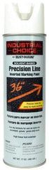 Rust-Oleum - 17 fl oz White Marking Paint - 600' to 700' Coverage at 1" Wide, Solvent-Based Formula - Apex Tool & Supply