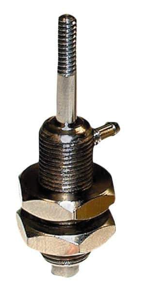 Mead - 1/4" Stroke x 1/4" Bore Double Acting Air Cylinder - 10-32 Port, 6-32 Rod Thread, 125 Max psi, -40 to 400°F - Apex Tool & Supply