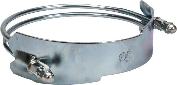 Kuriyama of America - 8" Hose, Spiral Double Bolt Hose Clamp - Plated Steel - Apex Tool & Supply