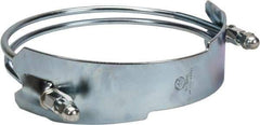 Kuriyama of America - 8" Hose, Spiral Double Bolt Hose Clamp - Plated Steel - Apex Tool & Supply
