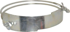 Kuriyama of America - 10" Hose, Spiral Double Bolt Hose Clamp - Plated Steel - Apex Tool & Supply