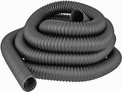Hi-Tech Duravent - 2" ID, 25' Long, Thermoplastic Rubber Blower & Duct Hose - Black, 3-1/2" Bend Radius, 20 In/Hg, 15 Max psi, -65 to 275°F, Chemical Resistant - Apex Tool & Supply
