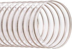 Hi-Tech Duravent - 10" ID, 50' Long, PVC Blower & Duct Hose - Clear, 11-3/4" Bend Radius, 5 In/Hg, 7 Max psi, -20 to 180°F, Abrasion and Chemical Resistant - Apex Tool & Supply
