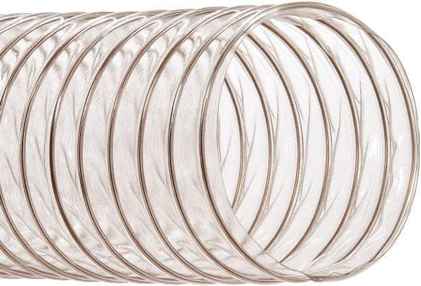 Hi-Tech Duravent - 14" ID, 25' Long, PVC Blower & Duct Hose - Clear, 10-1/2" Bend Radius, 1.5 In/Hg, 2 Max psi, -20 to 180°F, Chemical Resistant - Apex Tool & Supply