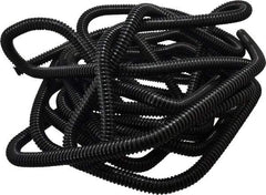 Hi-Tech Duravent - 3/4" ID, 25' Long, Polyethylene Blower & Duct Hose - Black, 1-1/2" Bend Radius, 26 In/Hg, 40 Max psi, -30 to 160°F, UV Resistant - Apex Tool & Supply