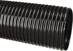Hi-Tech Duravent - 4" ID, 25' Long, Polyethylene Blower & Duct Hose - Black, 5-3/4" Bend Radius, 3 In/Hg, 5 Max psi, -30 to 160°F, UV Resistant - Apex Tool & Supply