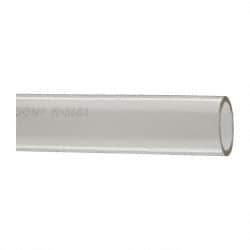 Made in USA - 1" ID x 1-1/4" OD, 1/8" Wall Thickness, Cut to Length (50' Standard Length) Plastic Tube - Clear, 14 Max psi, 40 Hardness - Apex Tool & Supply