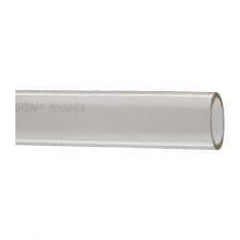 Made in USA - 1" ID x 1-1/4" OD, 1/8" Wall Thickness, Cut to Length (50' Standard Length) Plastic Tube - Clear, 14 Max psi, 40 Hardness - Apex Tool & Supply