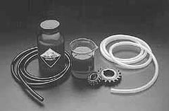 Made in USA - 3/8" ID x 5/8" OD, 1/8" Wall Thickness, 50' Long, Tygon Tube - Clear, 41 Max psi, 64 Hardness - Apex Tool & Supply