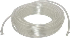 Made in USA - 1/8" ID x 1/4" OD, 1/16" Wall Thickness, 50' Long, Tygon Tube - Clear, 56 Max psi, 64 Hardness - Apex Tool & Supply