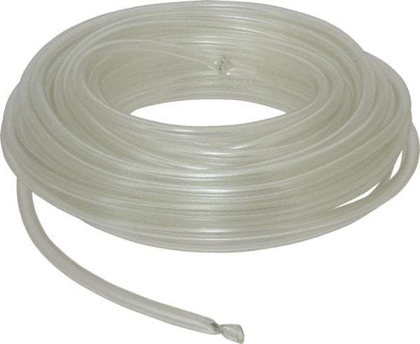 Made in USA - 3/16" ID x 5/16" OD, 1/16" Wall Thickness, 50' Long, Tygon Tube - Clear, 41 Max psi, 64 Hardness - Apex Tool & Supply