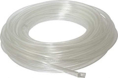 Made in USA - 5/16" ID x 7/16" OD, 1/16" Wall Thickness, 50' Long, Tygon Tube - Clear, 27 Max psi, 64 Hardness - Apex Tool & Supply