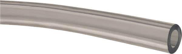 Made in USA - 3/8" ID x 5/8" OD, 1/8" Wall Thickness, Cut to Length (50' Standard Length) Plastic Tube - Clear, 14 Max psi, 63 Hardness - Apex Tool & Supply