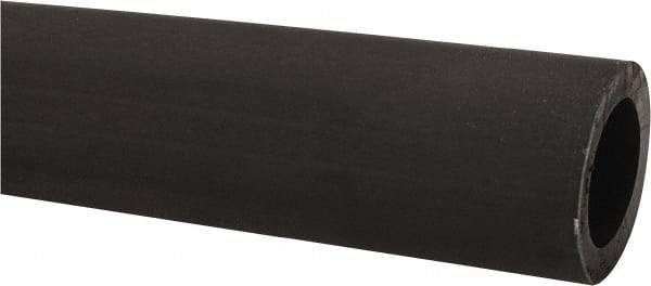 Made in USA - 1/2" ID x 3/4" OD, 1/8" Wall Thickness, Cut to Length (50' Standard Length) Norprene Tube - Black, 11 Max psi, 60 Shore A Hardness - Apex Tool & Supply