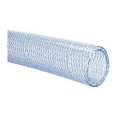 Made in USA - 1-1/4" ID x 1-11/16" OD, 7/32" Wall Thickness, Cut to Length (50' Standard Length) PVC Tube - Clear, 80 Max psi, 80 Hardness - Apex Tool & Supply