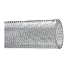 Made in USA - 1-1/2" ID x 1-15/16" OD, 7/32" Wall Thickness, Cut to Length (50' Standard Length) PVC Tube - Clear, 80 Max psi, 80 Hardness - Apex Tool & Supply