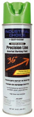 Rust-Oleum - 17 fl oz Green Marking Paint - 600' to 700' Coverage at 1" Wide, Water-Based Formula - Apex Tool & Supply