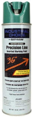 Rust-Oleum - 17 fl oz Green Marking Paint - 600' to 700' Coverage at 1" Wide, Water-Based Formula - Apex Tool & Supply