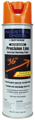 Rust-Oleum - 17 fl oz Orange Marking Paint - 600' to 700' Coverage at 1" Wide, Water-Based Formula - Apex Tool & Supply