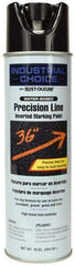 Rust-Oleum - 17 fl oz Black Marking Paint - 600' to 700' Coverage at 1" Wide, Water-Based Formula - Apex Tool & Supply