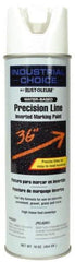 Rust-Oleum - 17 fl oz White Marking Paint - 600' to 700' Coverage at 1" Wide, Water-Based Formula - Apex Tool & Supply