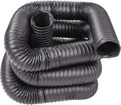 Hi-Tech Duravent - 4" ID, 25' Long, Neoprene Coated Polyester Blower & Duct Hose - Black, 6-1/2" Bend Radius, 22 In/Hg, 25 Max psi, -40 to 250°F, Chemical and Abrasion Resistant - Apex Tool & Supply
