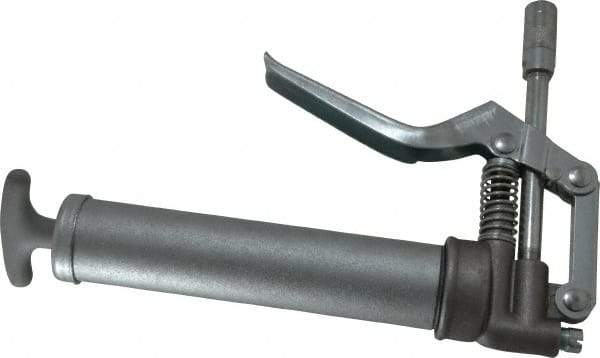 PRO-LUBE - 3,500 Max psi, Rigid Pistol Grease Gun - 3 oz Capacity, 1/8 Thread Outlet, 40 Strokes per 0.06 oz, Bulk, Cartridge & Suction Fill, Includes 4 Jaw Coupler with Ball Check - Apex Tool & Supply