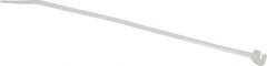 Thomas & Betts - 7-1/2" Long Natural (Color) Nylon Reusable Cable Tie - 50 Lb Tensile Strength, 1.4mm Thick, 2" Max Bundle Diam - Apex Tool & Supply
