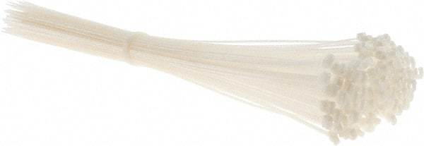 Thomas & Betts - 14.3" Long Natural (Color) Nylon Reusable Cable Tie - 50 Lb Tensile Strength, 1.4mm Thick, 3" Max Bundle Diam - Apex Tool & Supply