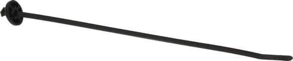 Thomas & Betts - 9.6" Long Black Nylon Standard Cable Tie - 65 Lb Tensile Strength, 1.65mm Thick, 1-3/4" Max Bundle Diam - Apex Tool & Supply