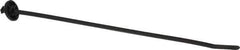 Thomas & Betts - 9.6" Long Black Nylon Standard Cable Tie - 65 Lb Tensile Strength, 1.65mm Thick, 1-3/4" Max Bundle Diam - Apex Tool & Supply