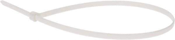 Thomas & Betts - 14.2" Long White Nylon Standard Cable Tie - 50 Lb Tensile Strength, 1.33mm Thick, 1" Max Bundle Diam - Apex Tool & Supply