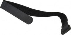 Thomas & Betts - 12" Long Black Nylon Hook & Loop Strap - 50 Lb Tensile Strength, 1/16" Thick, 76.2mm Max Bundle Diam - Apex Tool & Supply