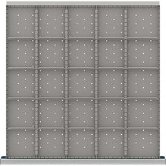 LISTA - 25-Compartment Drawer Divider Layout for 3.15" High Drawers - Apex Tool & Supply