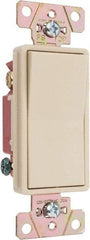 Pass & Seymour - 3 Pole, 120 to 277 VAC, 20 Amp, Specification Grade, Rocker, Wall and Dimmer Light Switch - 1.3 Inch Wide x 4.2 Inch High - Apex Tool & Supply