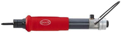 Sioux Tools - 1/4" Bit Holder, 800 RPM, Inline Handle Air Screwdriver - 5 to 50 In/Lb Torque, 8 CFM - Apex Tool & Supply