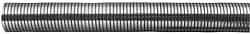 Federal Hose - 3" ID, -60 to 400°F, Galvanized Steel Unlined Flexible Metal Duct Hose - 12" Bend Radius, 25' Long - Apex Tool & Supply