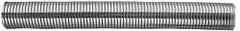 Federal Hose - 1-1/4" ID, 1,800°F Max, Stainless Steel Unlined Flexible Metal Duct Hose - 5.6" Bend Radius, 25' Long - Apex Tool & Supply